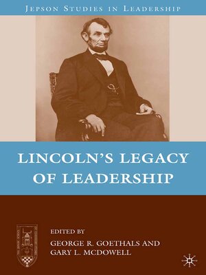 cover image of Lincoln's Legacy of Leadership
